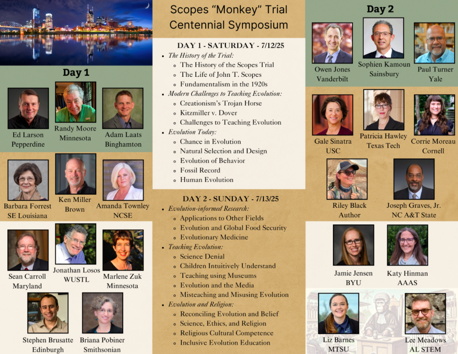 [Vanderbilt Scopes Trial Symposium schedule, July 12-13, 2025]